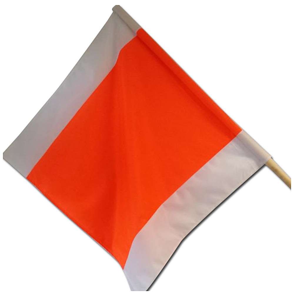 Warnfahnen Warnfahne orange/weiß, Sonderangebote